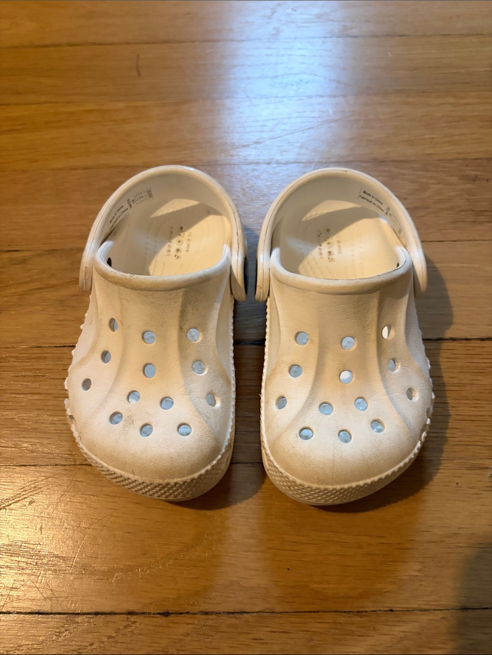 Toddler White Crocs